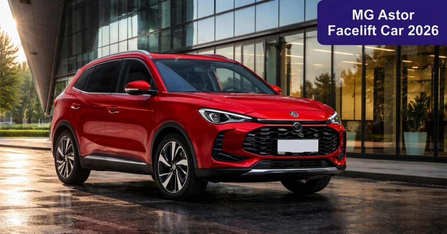 MG Astor Facelift (Expected Late 2026): What’s New in Design, Tech & Specs?