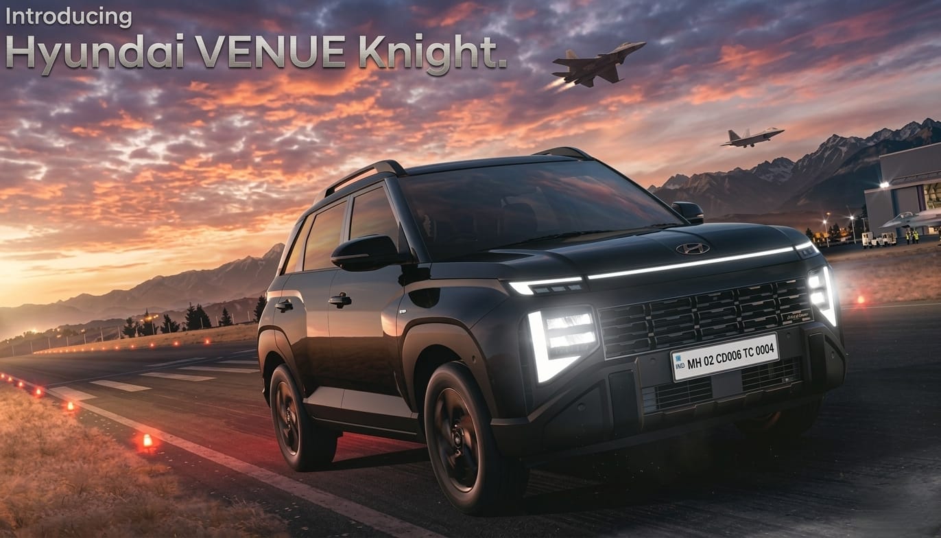 Rule the Shadows: Hyundai Venue Knight Edition Specs and Stealth Styling.