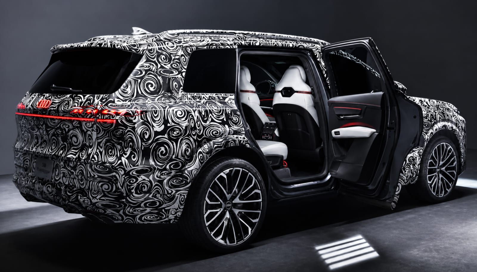 Audi Q9 Interior Out Ahead Of Debut – Automatic Doors, 7 Seats & 4D Sound