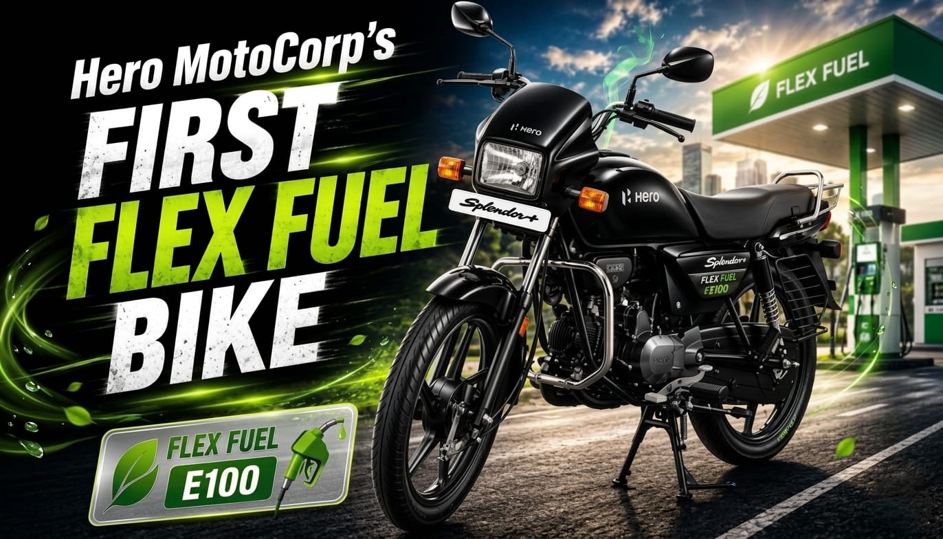 Hero MotoCorp To Launch First Flex Fuel Bike On June 3 In India