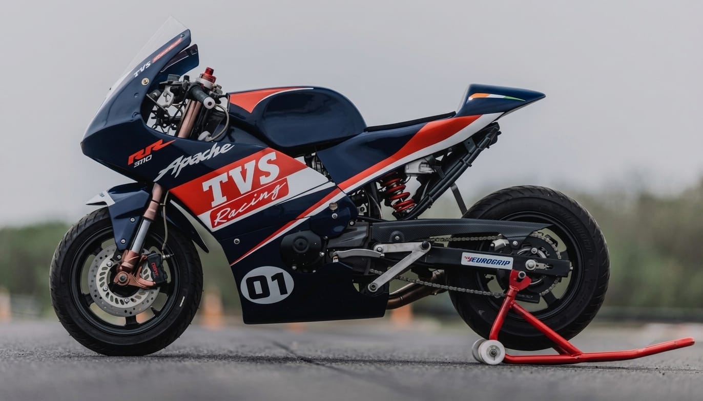 TVS Apache RR 200 Mini GP Bike Debuts With 20+ PS & 110 Kmph – A Purpose-Built Racer For Young Guns!